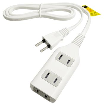 延長コード一体型タップ