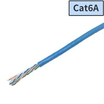 Cat6A LANケーブル 300m スカイブルー