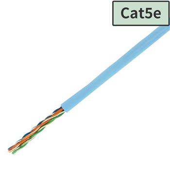 【国内メーカー】Cat5e LANケーブル 300m (スカイブルー)