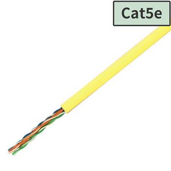【国内メーカー】Cat5e LANケーブル 300m (イエロー)