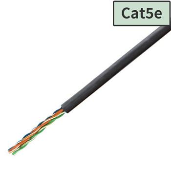 【国内メーカー】Cat5e LANケーブル 300m (ブラック)