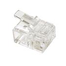 RJ11より線/単線共用 モジュラープラグ