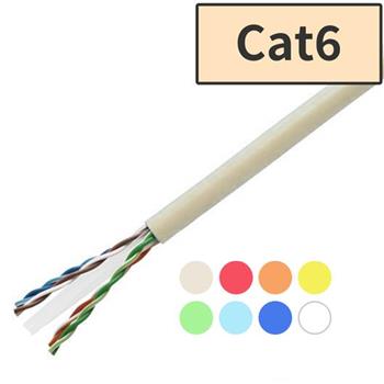 【直送品】Cat6 LANケーブル 300m (アイボリー)