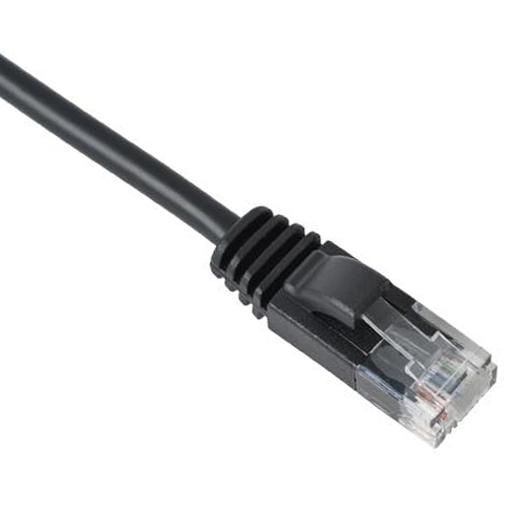 Cat6AスリムLANケーブル ブラック