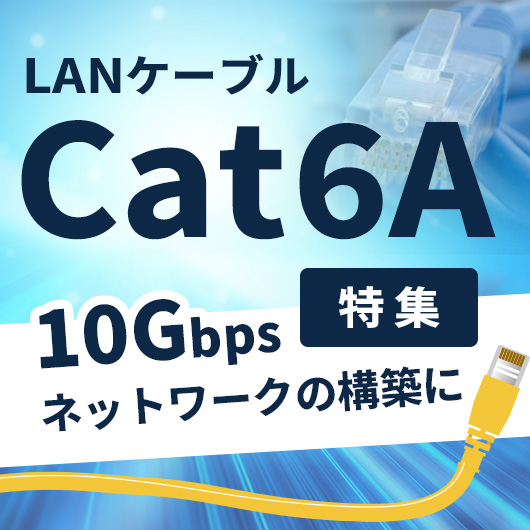 10Gbpsネットワークの構築にCat6ALANケーブル